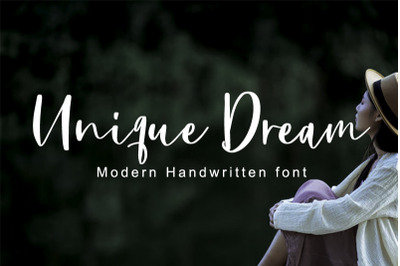 Unique Dream - Modern Handwritten Font