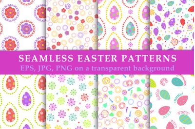 Seamless Easter patterns