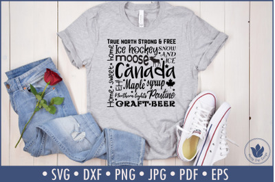 Canada Word Art | Canada Cut File