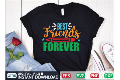 best friends forever svg