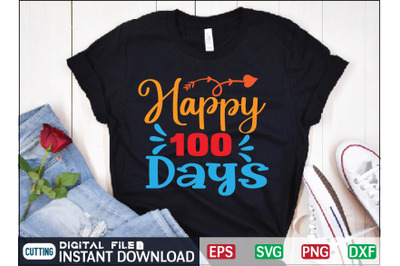 happy 100 days svg