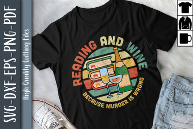 Funny Wine Drinking Gift Reading &amp; Wine