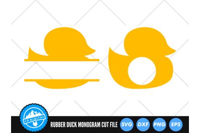 Rubber Duck Frame SVG | Rubber Ducky Cut File | Bath Time SVG