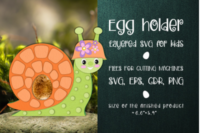 Snail Easter Egg Holder Template