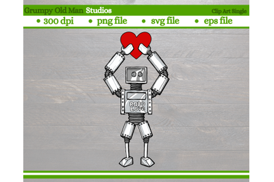 cute robot | valentines day
