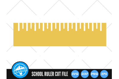 Ruler SVG | School Ruler Cut File | Back to School