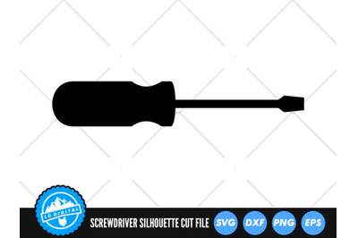 Screwdriver SVG | Screwdriver Silhouette Cut File | Carpenters Tools