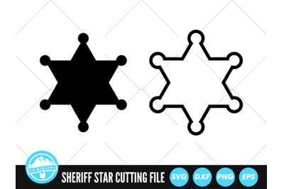 Sheriff Star SVG | Sheriff Badge Cut File