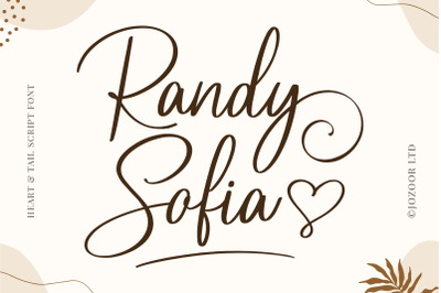 Randy Sofia - Lovely Script Font