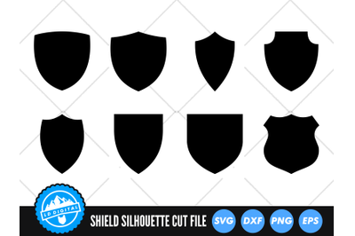 Shield SVG | Shield Silhouette Cut File |