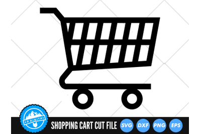 Shopping Cart SVG | Checkout Cut File | Shopping Trolley SVG