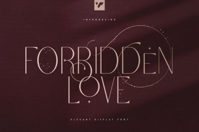 Forbidden Love - Display Font