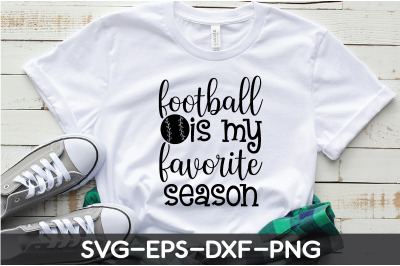 football is my favorite season SVG