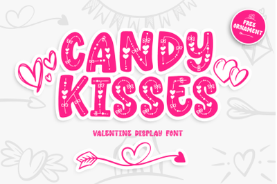 Candy Kisses Valentine Font