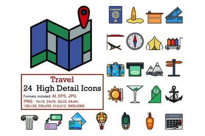 Travel Icon Set