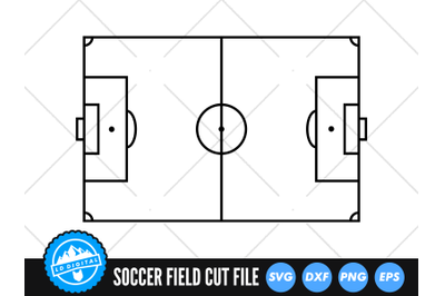 Soccer Field SVG | Football Field Cut File | Soccer SVG