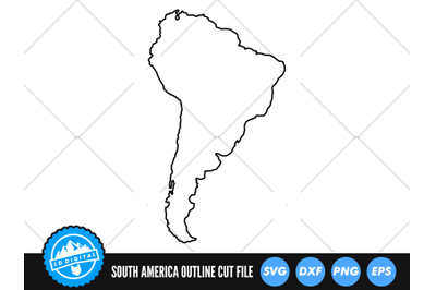 South America Outline SVG | South America Outline Cut File