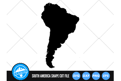 South America Silhouette SVG | South America Outline Cut File