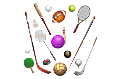 Sport inventory icons