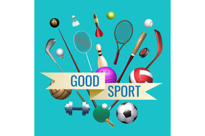 Sports goods banner