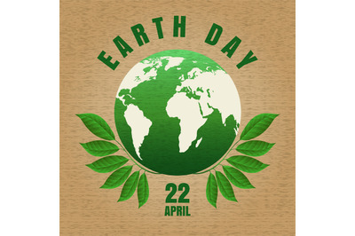 Earth day craft poster