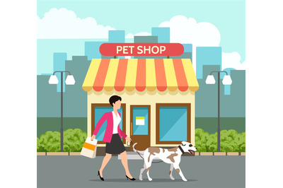 Pet shop building