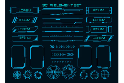 Techno cyber ux elements