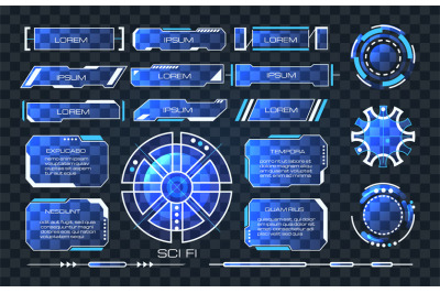 Technology sci fi ui