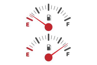 Gas tank indicator icon