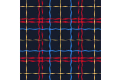 Darkness abstract tartan pattern