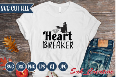 Heart breaker svg Design