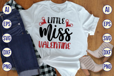 Little Miss Valentine SVG