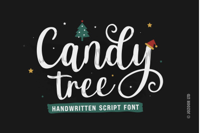 Candy Tree - Christmas Holiday Font