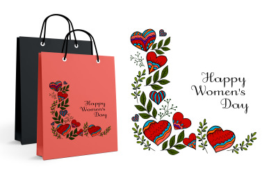 Happy Women&#039;s Day. Flowering