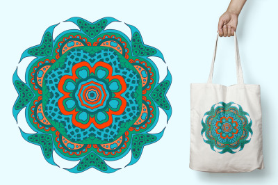 Mandala. Ethnic motives