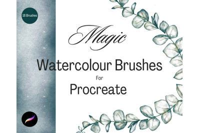Magic Watercolour Brushes for Procreate