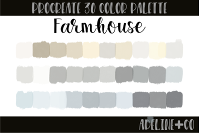 Farmhouse Procreate palette