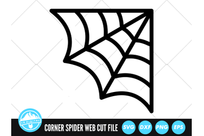 Spiderweb Corner SVG | Spider Web Cut File | Halloween SVG