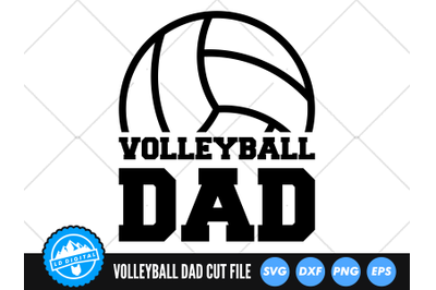 Volleyball Dad SVG | Sports Dad Cut File | Volleyball Dad Cut File