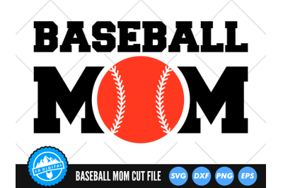 Baseball Mom SVG | Sports Mom Cut File | Baseball Mom Cut File