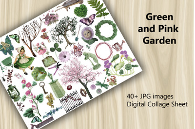 Digital Scrapbooking Kit - Garden Set