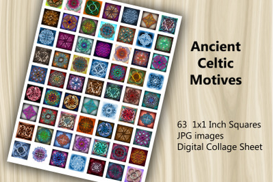 Digital Collage Sheet - Celtic Motives