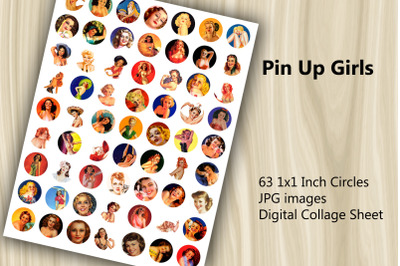 Digital Collage Sheet - Pin Up Girls