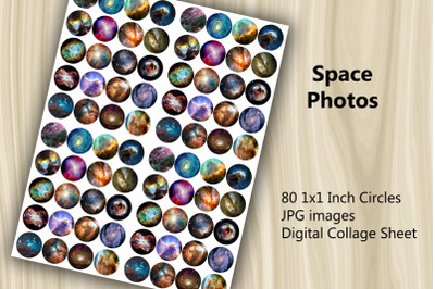 Digital Collage Sheet - Space Photos