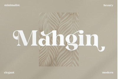 Mahgin Typeface