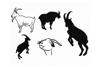 Goat SVG clipart