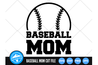 Baseball Mom SVG | Sports Mom Cut File | Baseball Mom Cut File