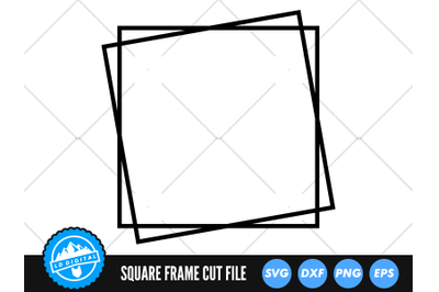 Square Frame SVG | Square Frame Cut File | Square Frame Border SVG