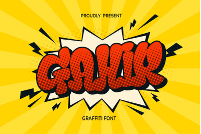 Gahir Graffiti Font