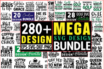 280 SVG Mega Design Bundle